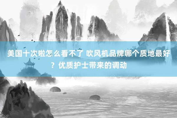 美国十次啦怎么看不了 吹风机品牌哪个质地最好?优质护士带来的调动